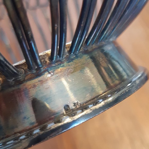 Beautiful Antique Sheffield Plate Basket - Circa 1830 - Silver Plated - Picture 8 of 9